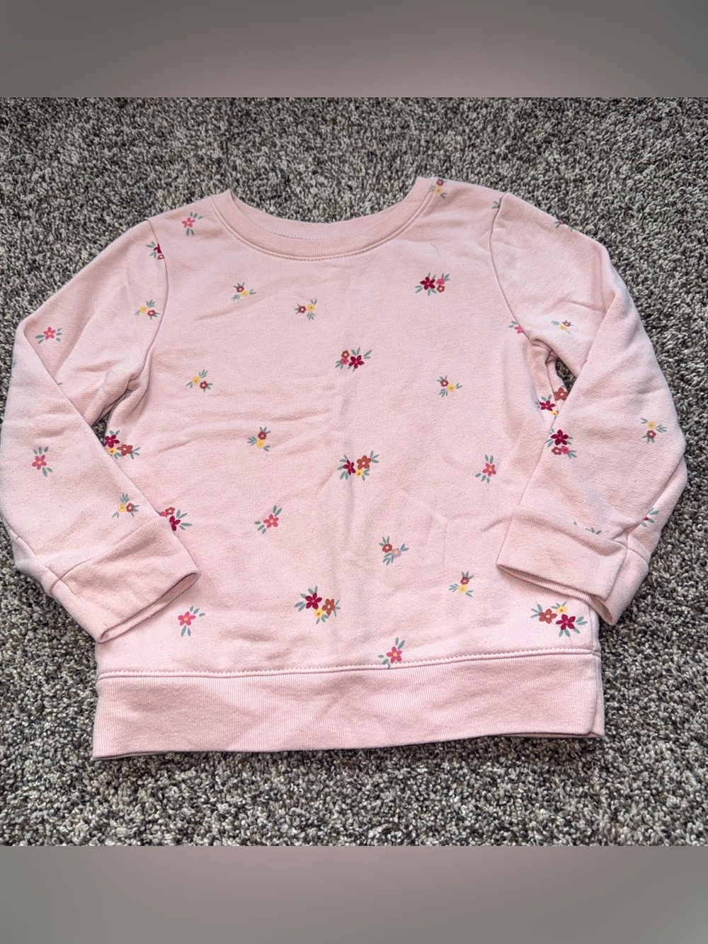 Garanimals Light Pink Floral Pullover Sweatshirt